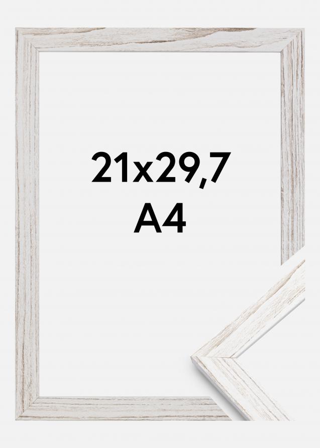 Kehys Stilren Akryylilasi Vintage White 21x29,7 cm (A4)