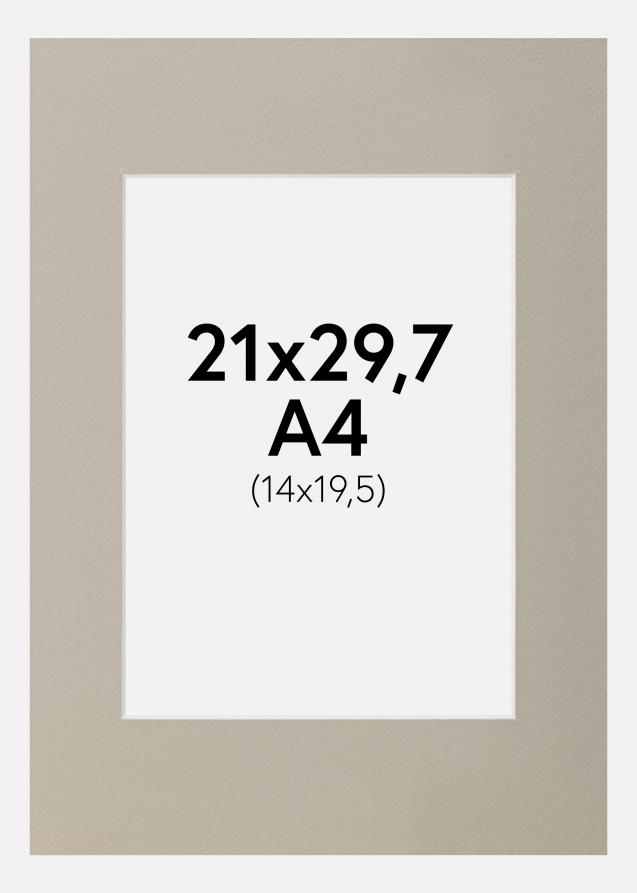 Paspatuurit Helmenharmaa A4 21x29,7 cm (14x19,5)