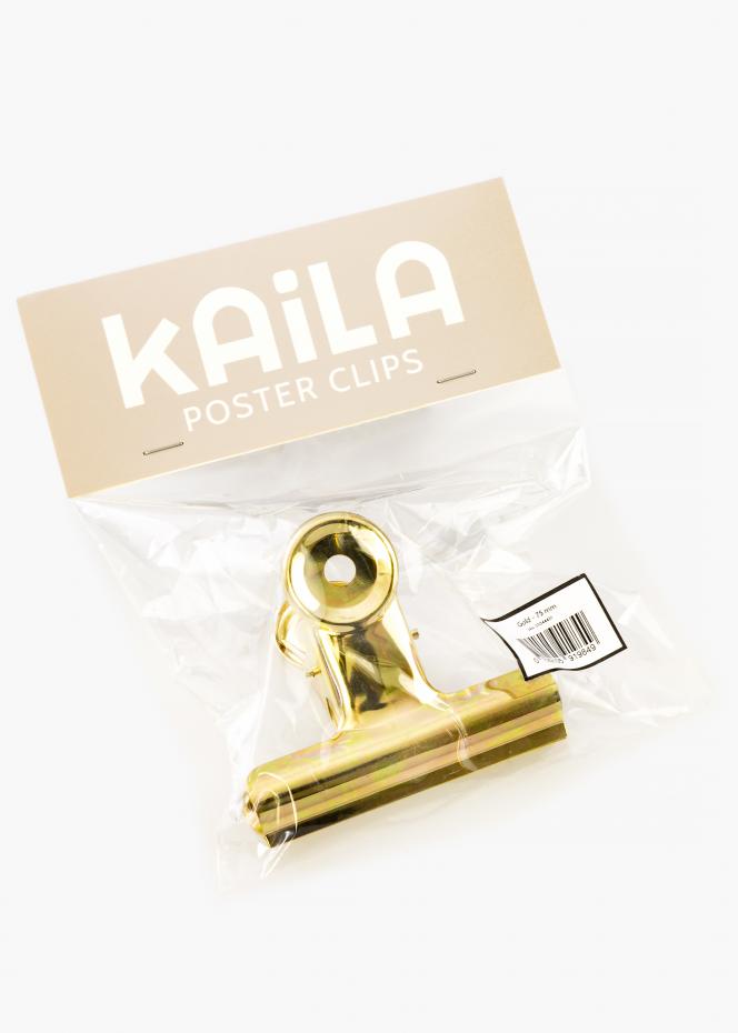 KAILA Poster Clip Gold - 75 mm