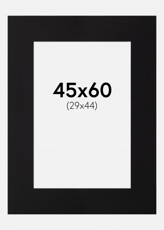 Paspatuuri Musta (Valkoinen keskus) 45x60 cm (29x44)