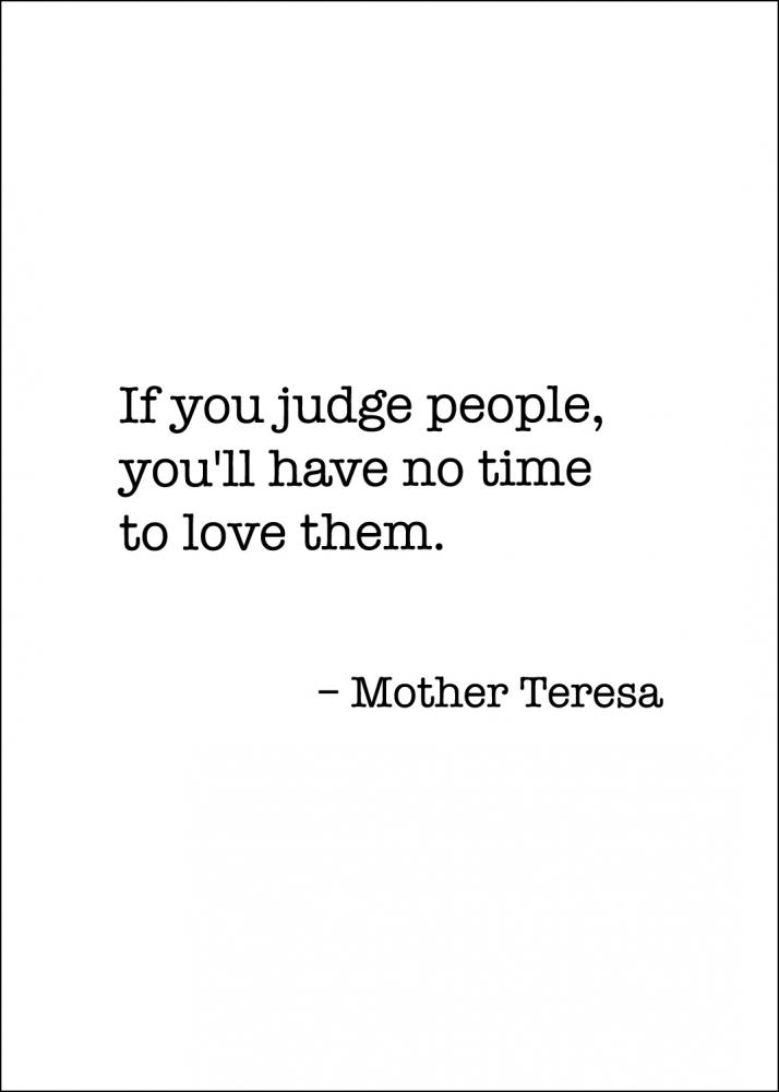 Mother Teresa Quote Juliste