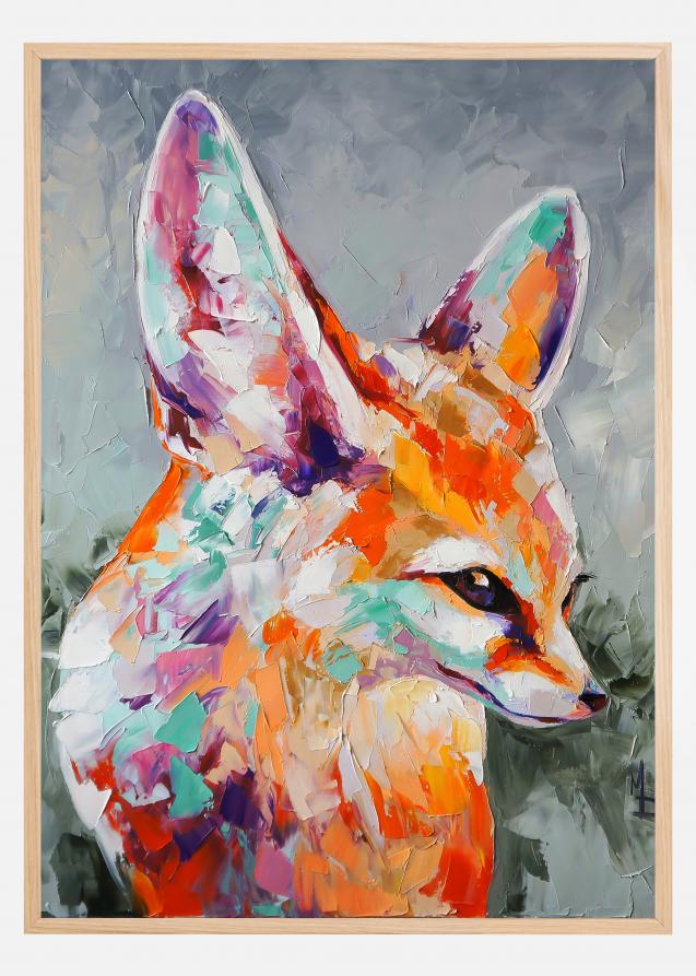 Fox Painting Juliste