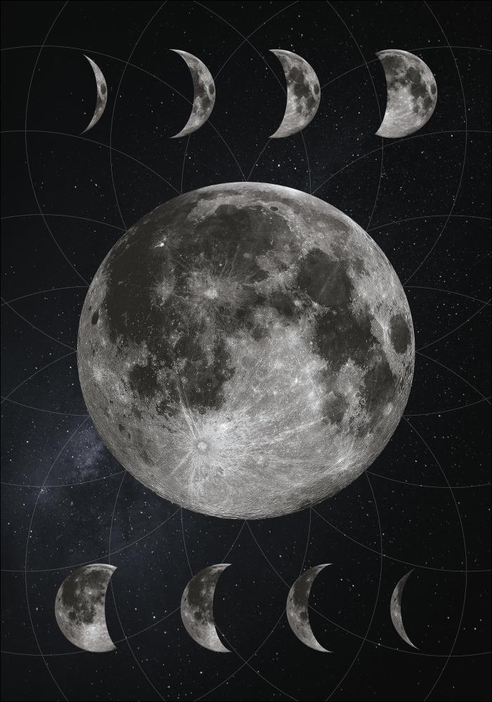 Moon Phases Juliste