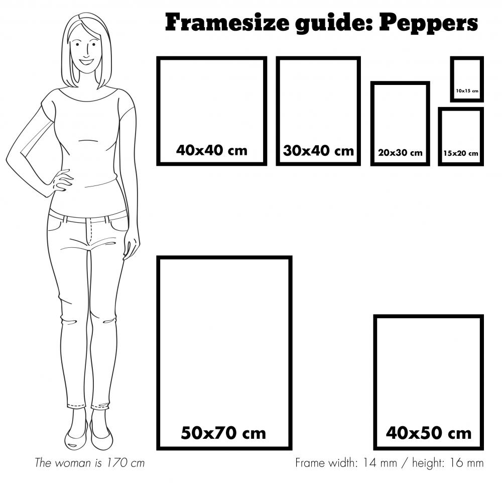 Kehys Peppers Pronssinvrinen 24x30 cm