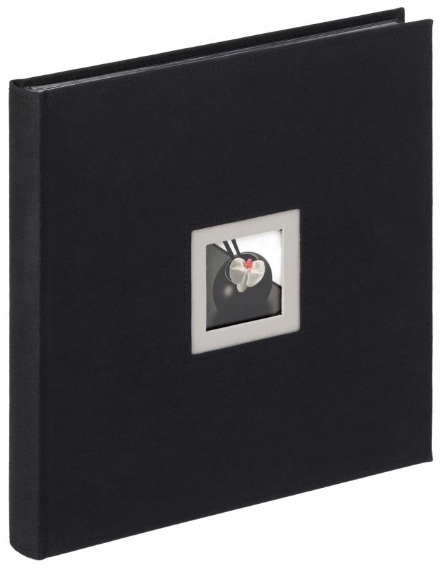 Black & White Musta- 30x30 cm (50 Mustaa sivua / 25 lehteä)