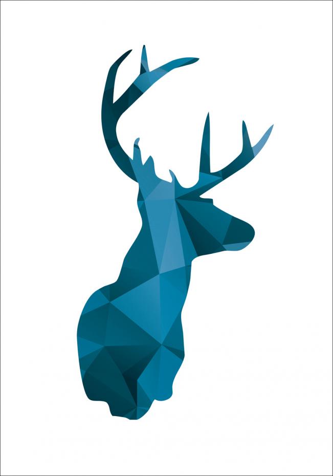 Deer - Sininen Juliste