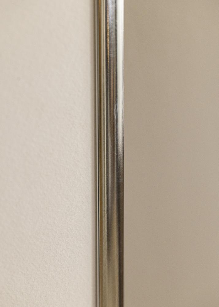Kehys Aluminium Akryylilasi Kiiltv Hopeanvrinen 50x50 cm