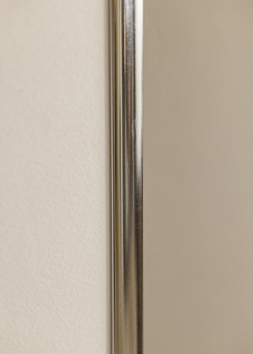 Kehys Aluminium Akryylilasi Kiiltävä Hopeanvärinen 50x70 cm