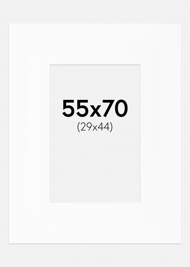 Paspatuuri XL Standard Valkoinen (Valkoinen Keskus) 55x70 cm (29x44)