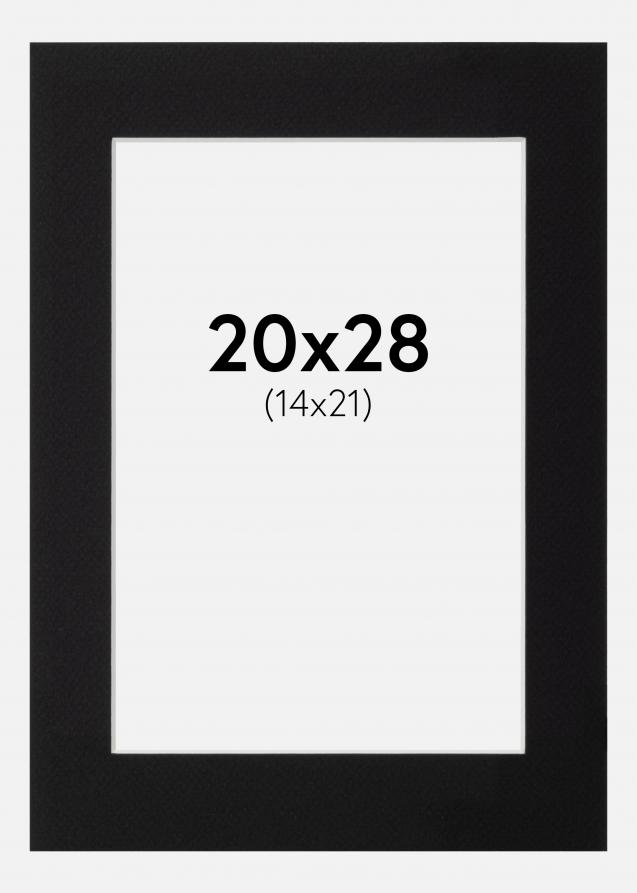 Paspatuuri Canson Musta (Valkoinen keskus) 20x28 cm (14x21)