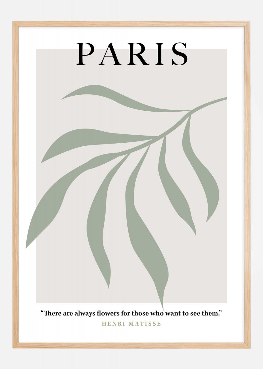 Henri Matisse - Paris Art Green Juliste