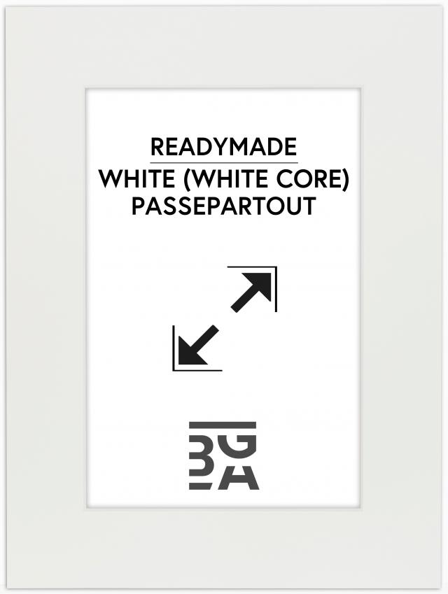 Paspatuuri Valkoinen (Valkoinen keskus) 28x35 cm (19x24)