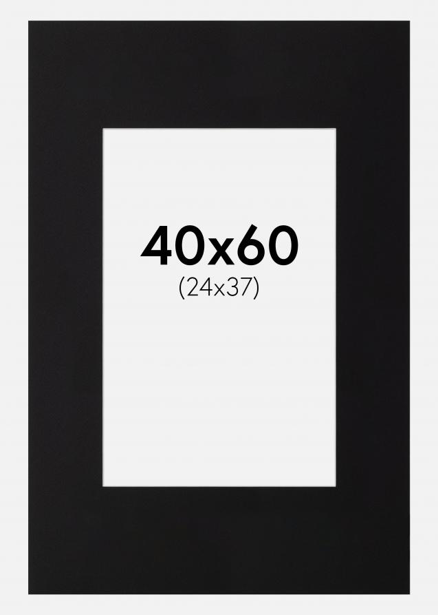Paspatuuri Canson Musta (Valkoinen keskus) 40x60 cm (24x37)