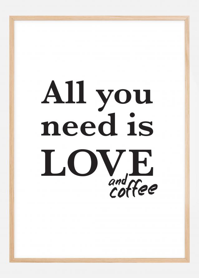 Love and coffee Juliste