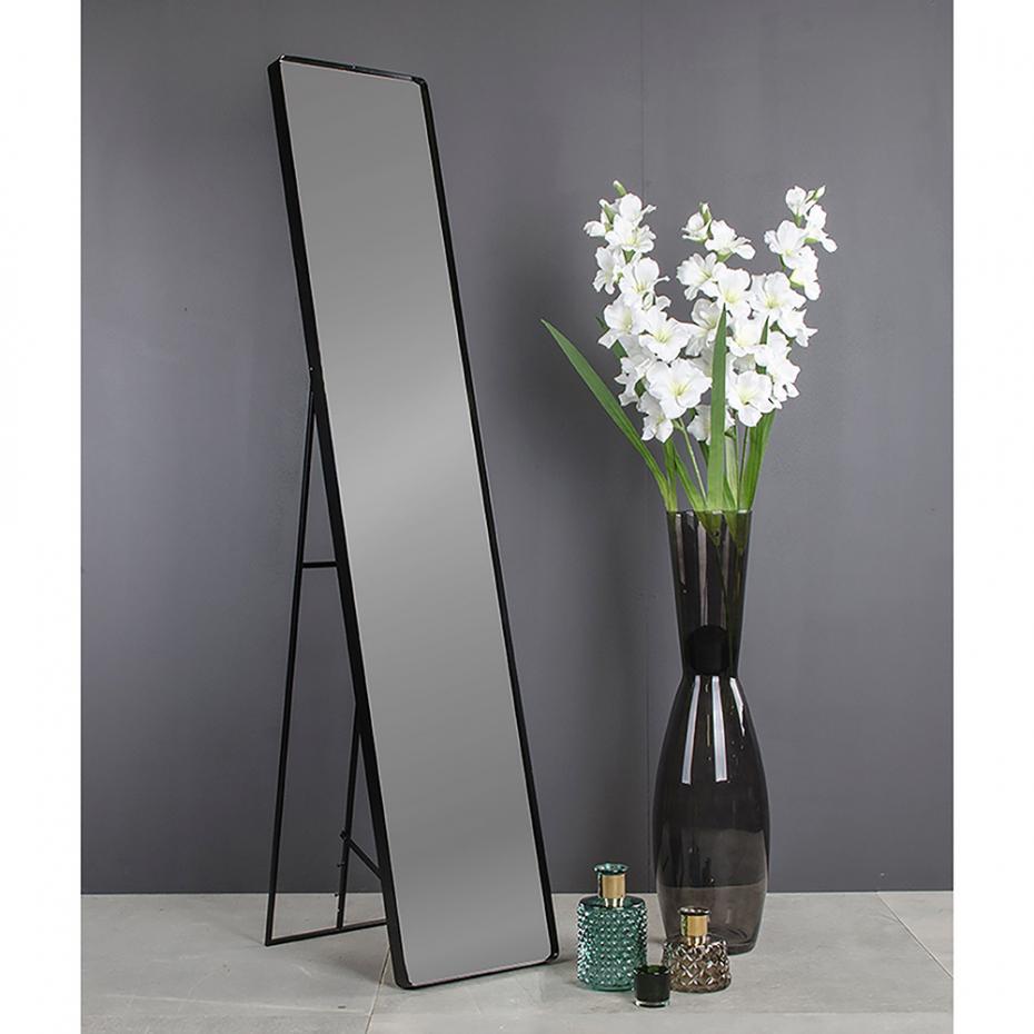 Avola Stand Mirror Musta 35x170 cm