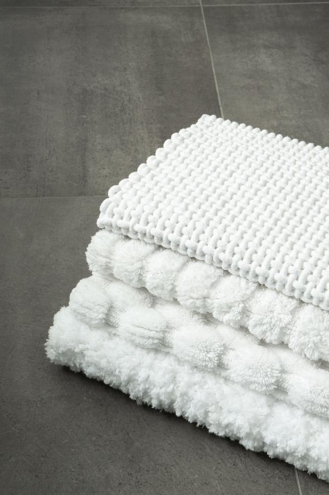 Kylpyhuoneen matto Basket - Lumenvalkoinen 60x100 cm
