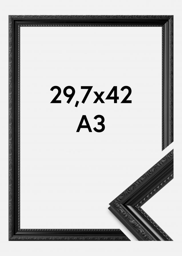 Kehys Abisko Akryylilasi Musta 29,7x42 cm (A3)