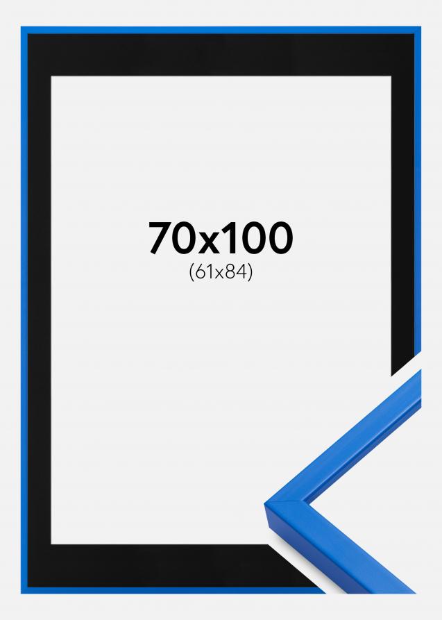 Kehys E-Line Sininen 70x100 cm - Paspatuuri Musta 62x85 cm
