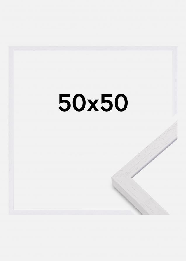 Valokuvakehys Glendale Matta heijastamaton lasi Valkoinen 50x50 cm