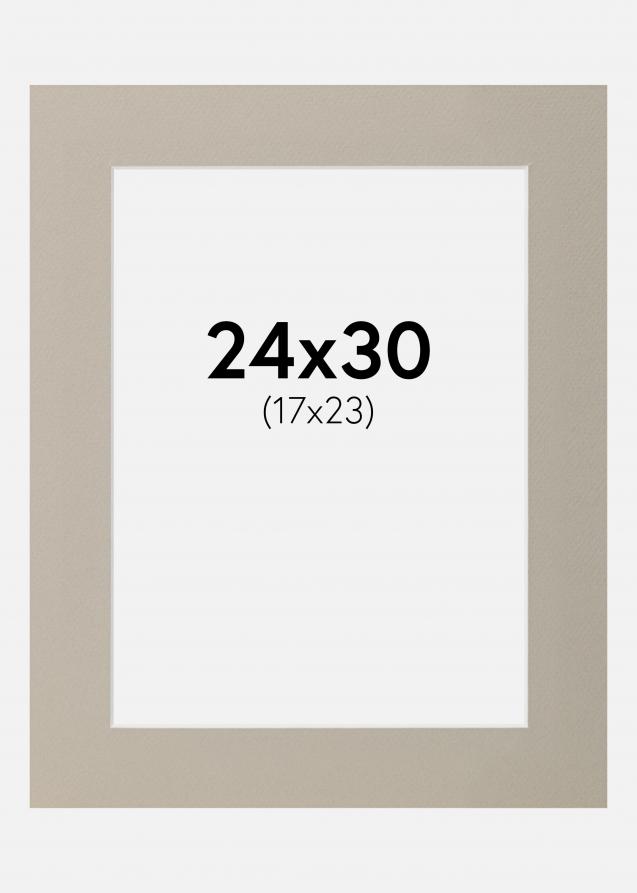 Paspatuurit Helmenharmaa 24x30 cm (17x23)