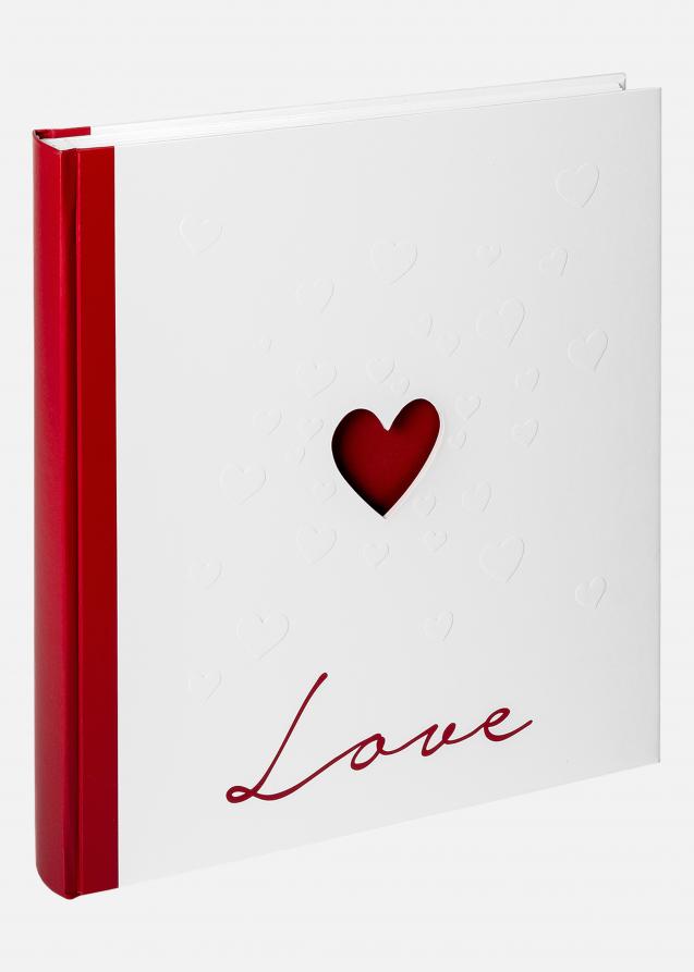 Love Hääalbumi Valkoinen - 25,7x29,2 cm (50 Valkoista sivua / 25 lehteä)