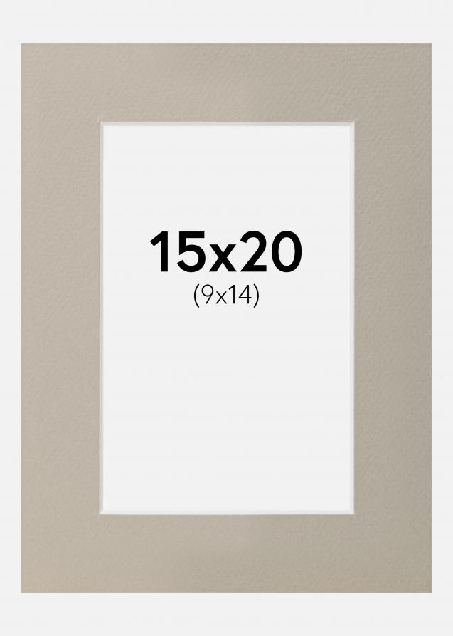 Paspatuurit Helmenharmaa 15x20 cm (9x14)