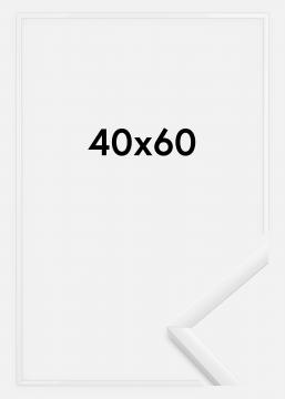 New Lifestyle on ohut, tyylikäs valkoinen taulunkehys. Koko - 40x60 cm