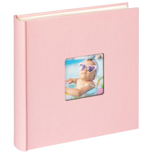 Fun Vauvaalbumi Vaaleanpunainen - 30x30 cm (100 Valkoista sivua/50 lehteä)