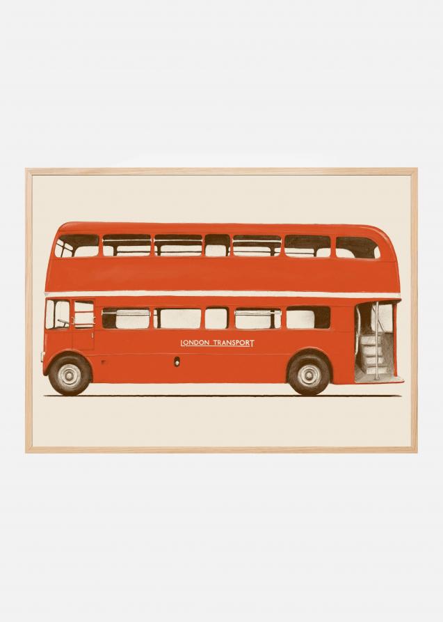 Red English Bus Juliste