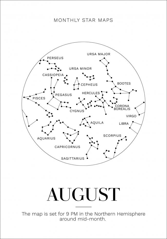 Monthly star August Juliste