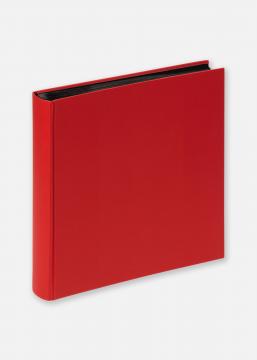 Fun Punainen - 30x30 cm (100 Mustaa sivua / 50 lehteä)