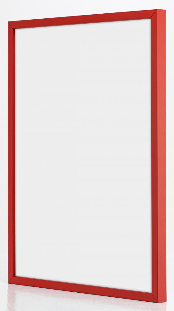 Kehys E-Line Punainen 30x40 cm - Passepartout Valkoinen 21x29,7 cm (A4)