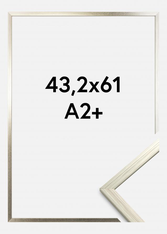 Kehys Edsbyn Akryylilasi Hopeanvärinen 43,2x61 cm (A2+)