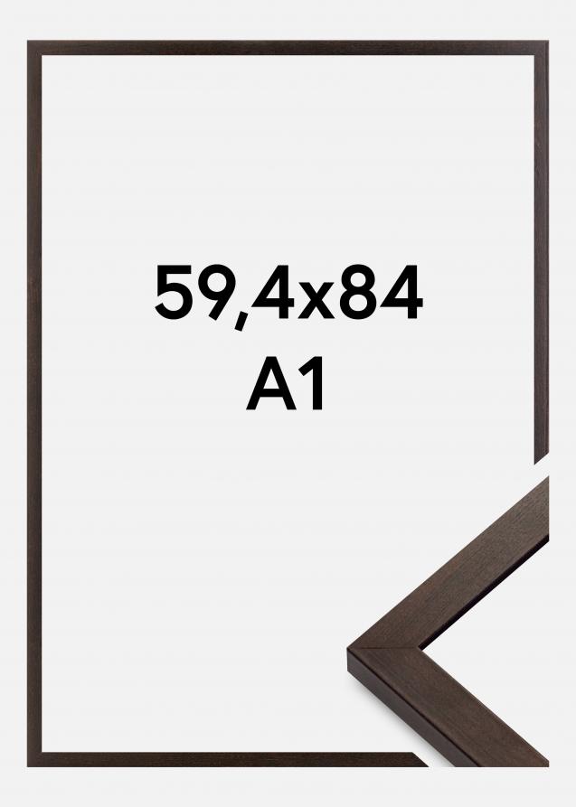 Kehys Selection Akryylilasi Saksanpähkinä 59,4x84 cm (A1)