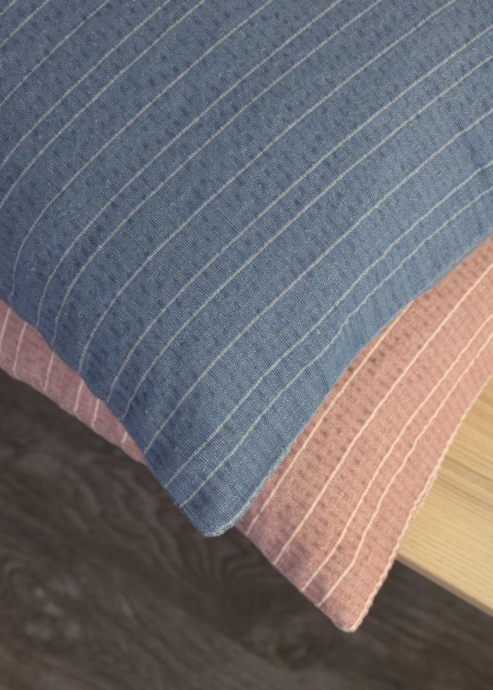 Tyynynpllinen Raw Stripe - Sininen 50x50 cm