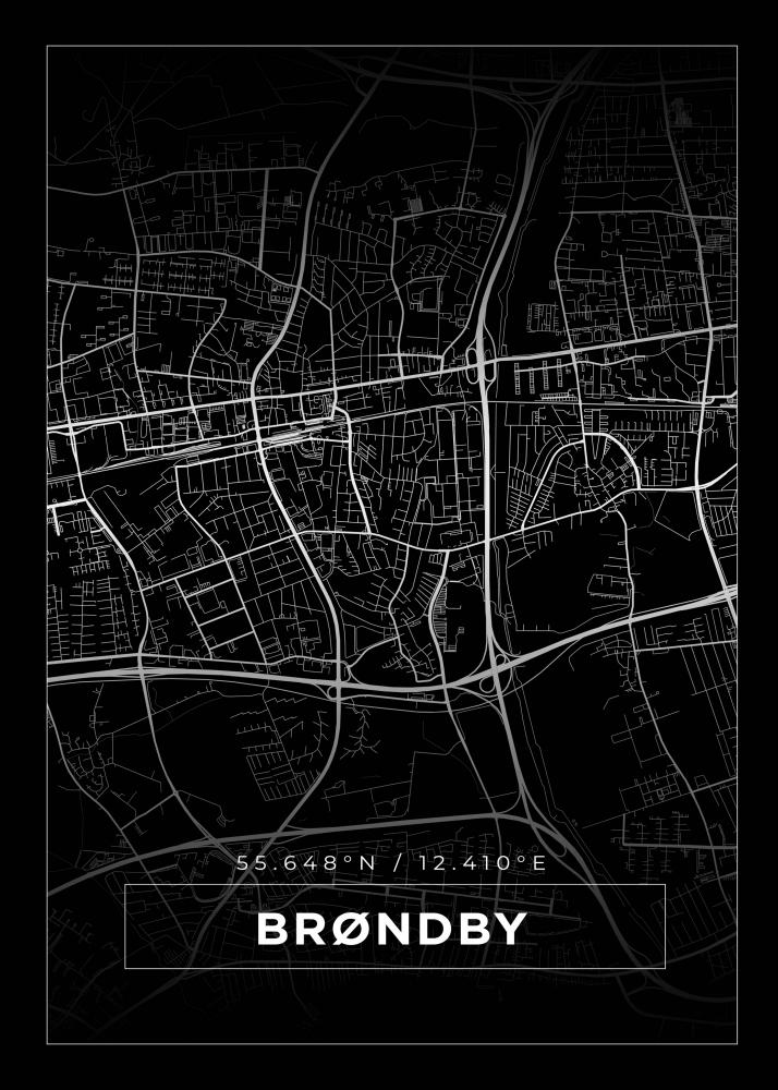 Kartta - Brndby - Musta Juliste