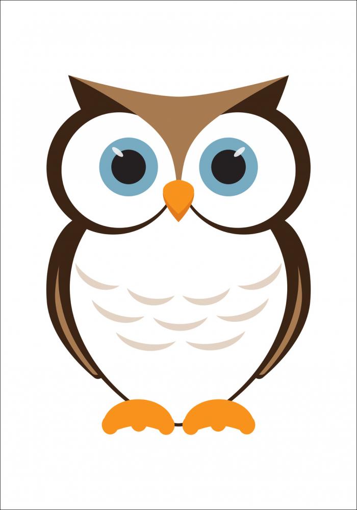 Owl - Ruskea-Musta