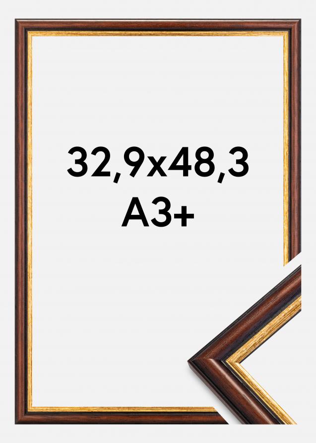 Kehys Siljan Akryylilasi Ruskea 32,9x48,3 cm (A3+)