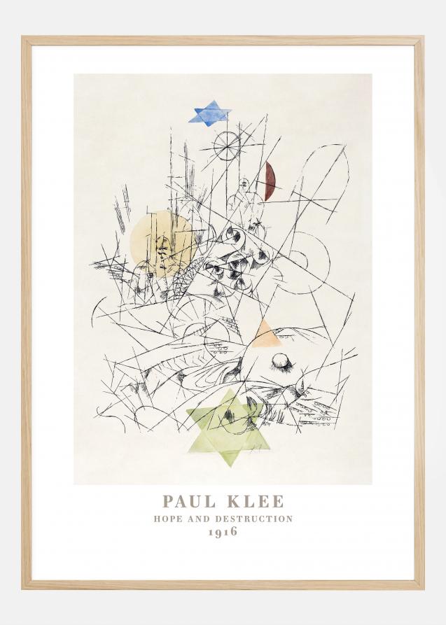 Paul Klee - Hope and Destruction 1916 Juliste