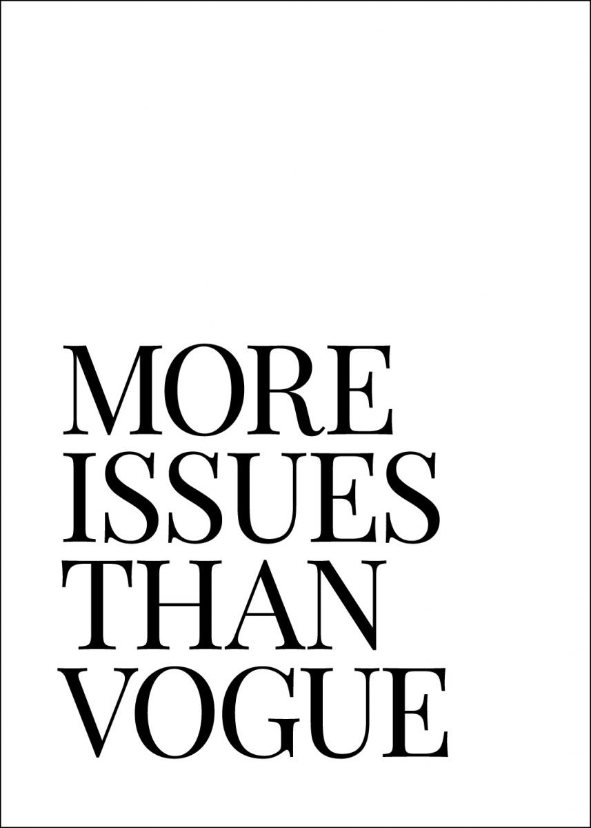More Issues Than Vogue Juliste