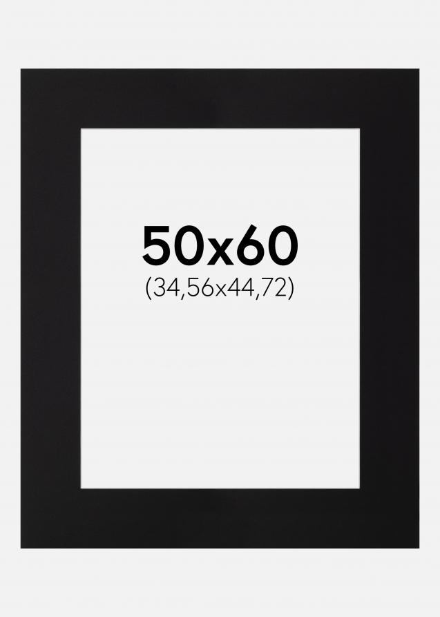 Paspatuuri Canson Musta (Valkoinen keskus) 50x60 cm (34,56x44,72)