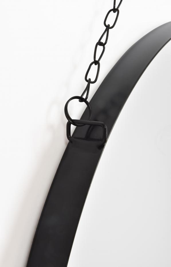 Peili Aruba Black Round With Metal Chain Hanger 50 cm 