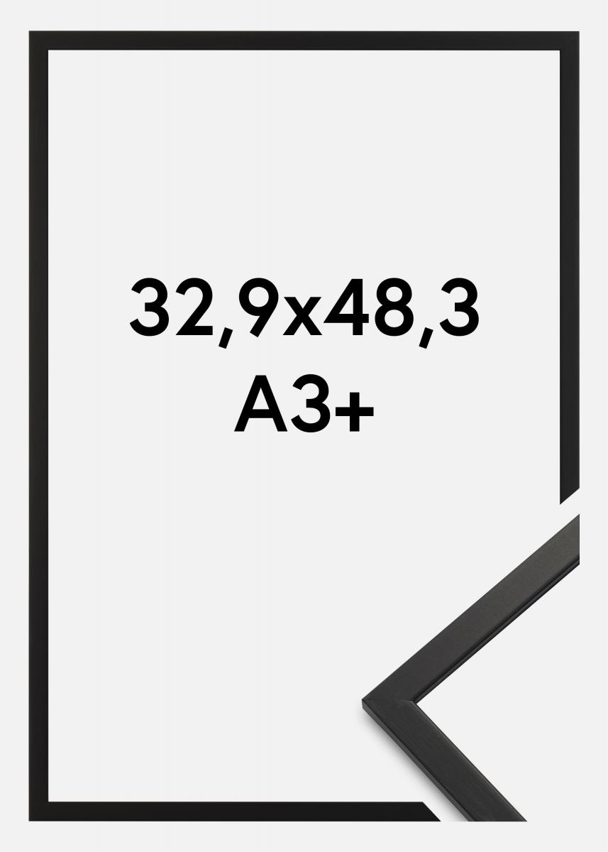 Kehys Edsbyn Akryylilasi Musta 32,9x48,3 cm (A3+)