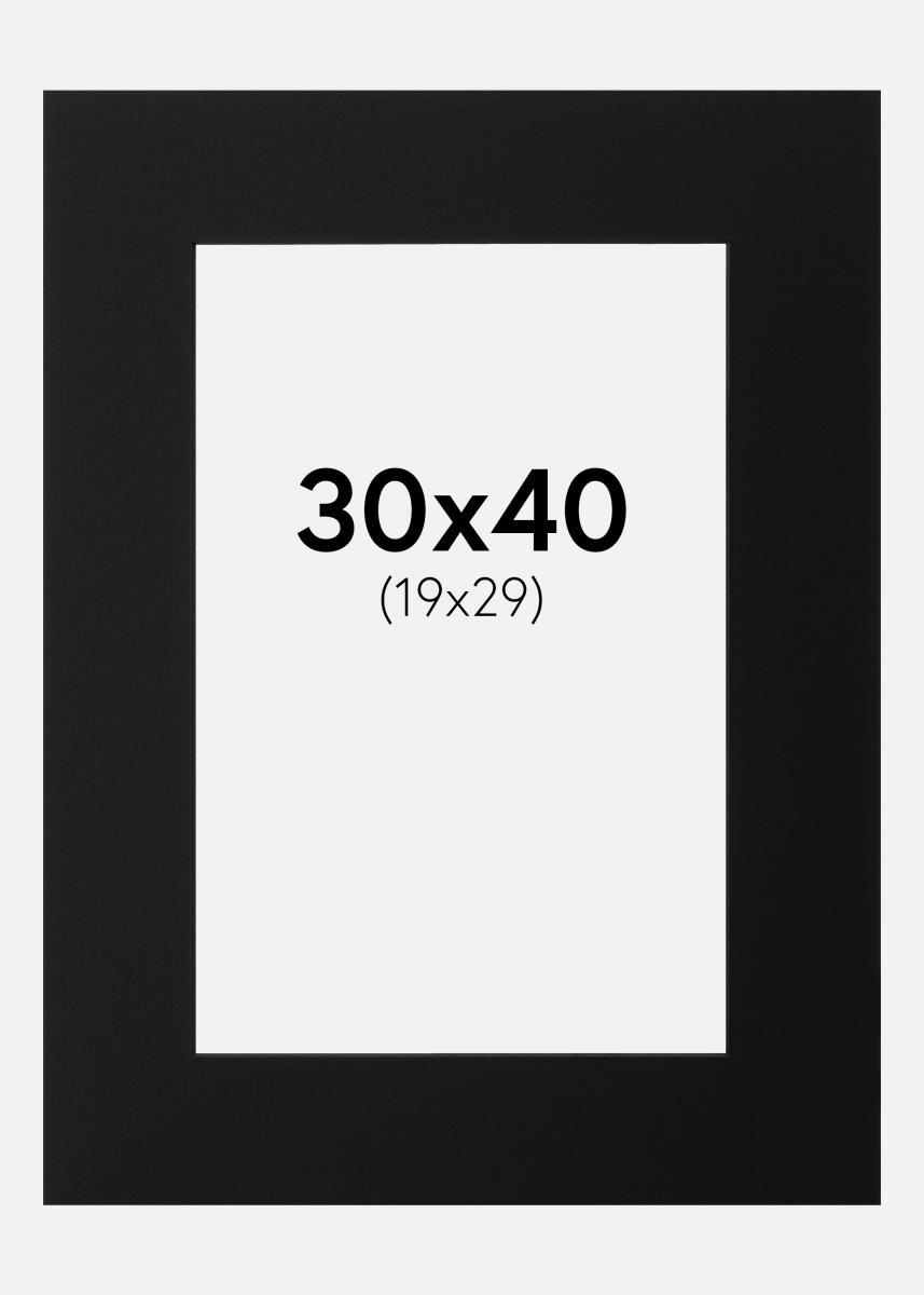 Paspatuuri Musta (Musta keskus) 30x40 cm (19x29)
