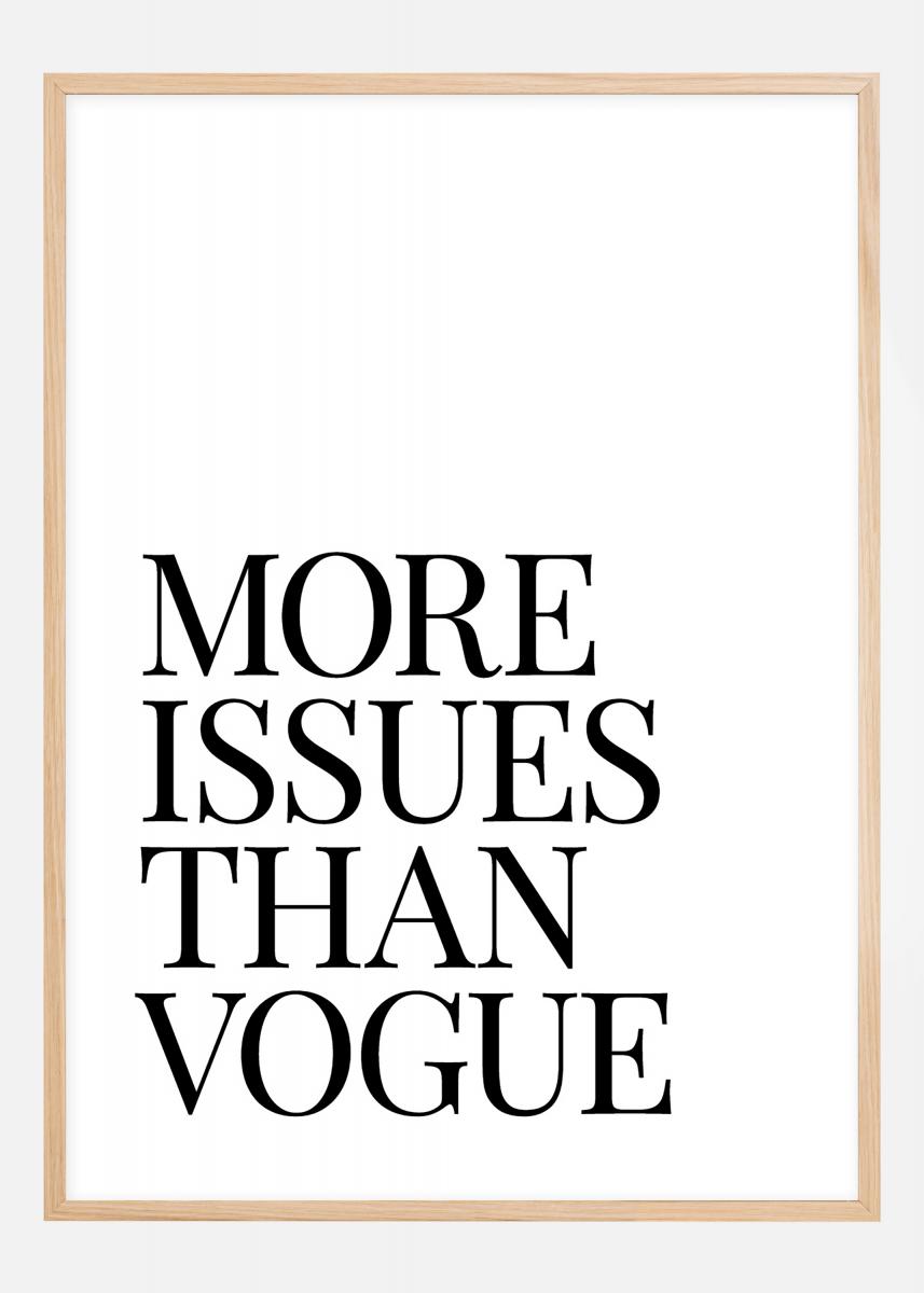 More Issues Than Vogue Juliste