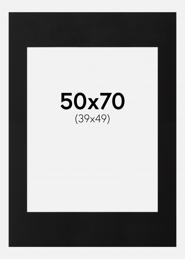 Paspatuuri Musta (Musta keskus) 50x70 cm (39x49)