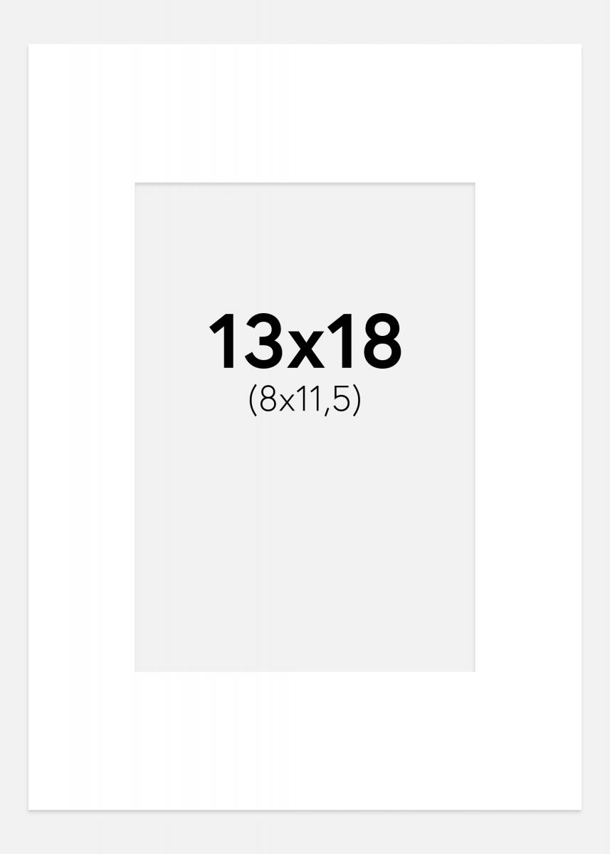 Paspatuuri Puhtaan valkoinen 13x18 cm (8x11,5 cm)