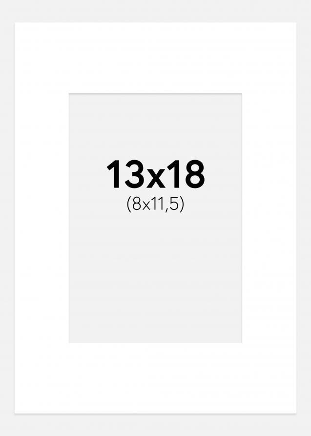 Paspatuuri Puhtaan valkoinen 13x18 cm (8x11,5 cm)