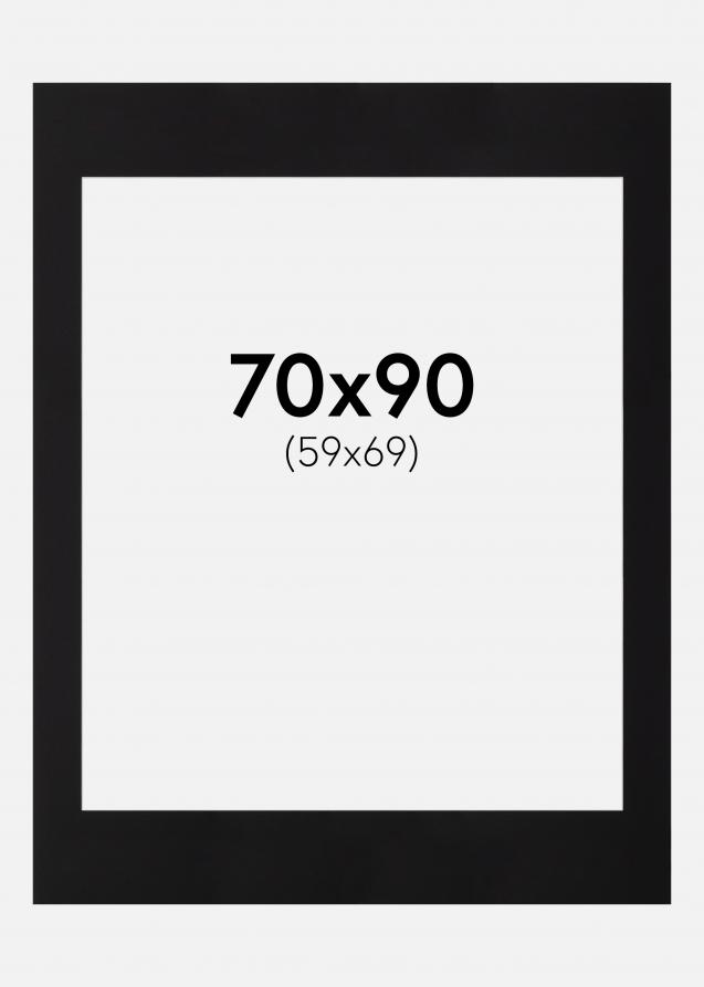 Paspatuuri Canson Musta (Valkoinen keskus) 70x90 cm (59x69)