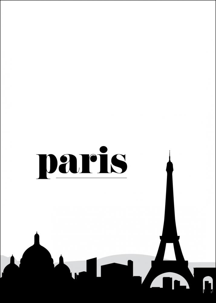 Paris Skyline II Juliste